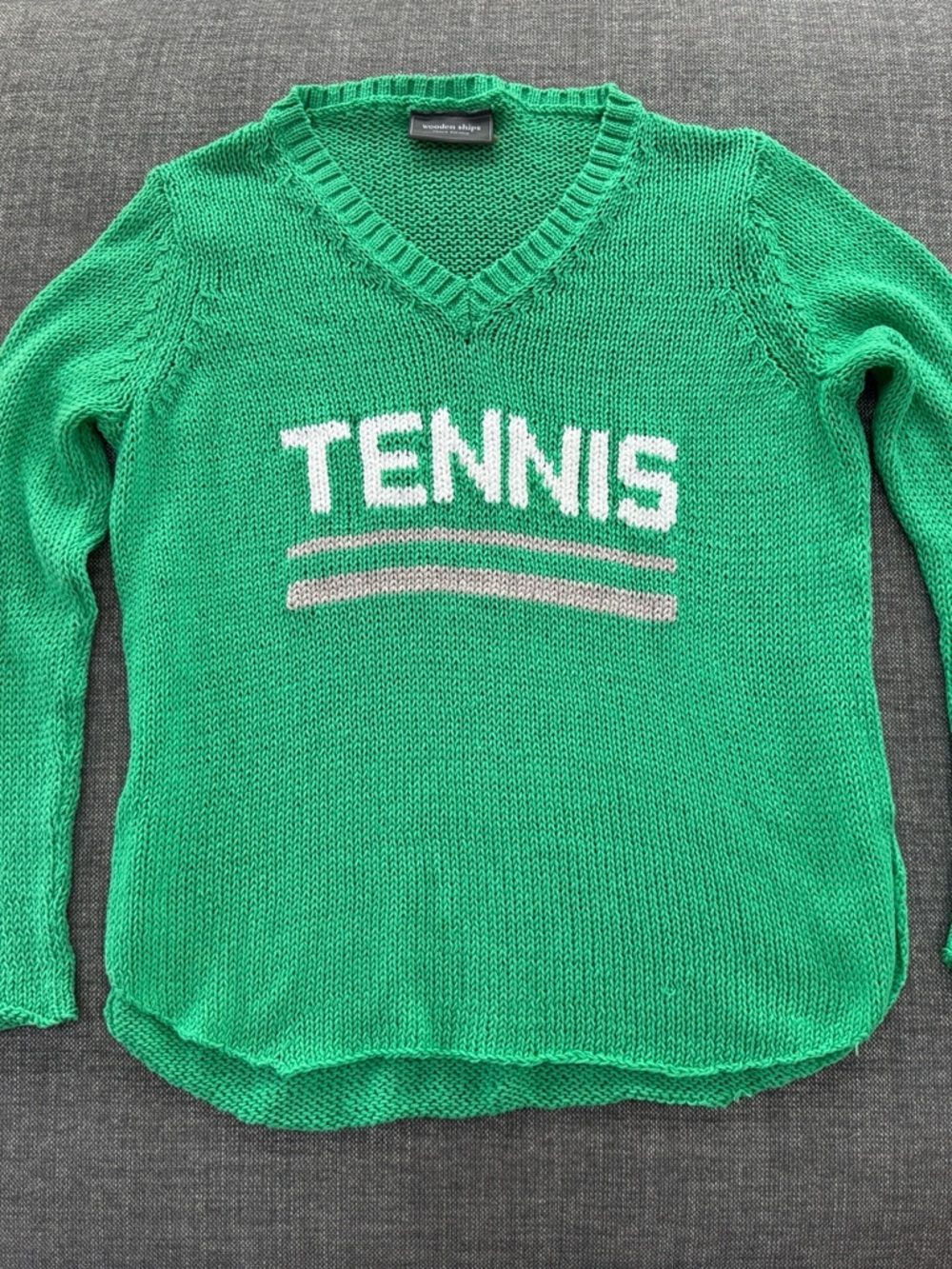 Wooden Ships oversized Tennis Sweater